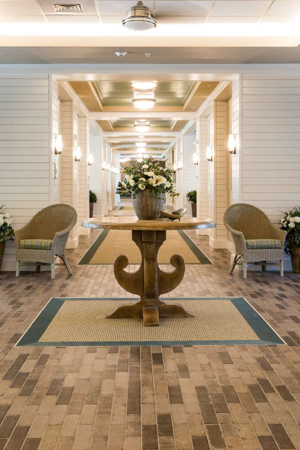 Entryway at Merrill Gardens at Carolina Park in Mount Pleasant, South Carolina