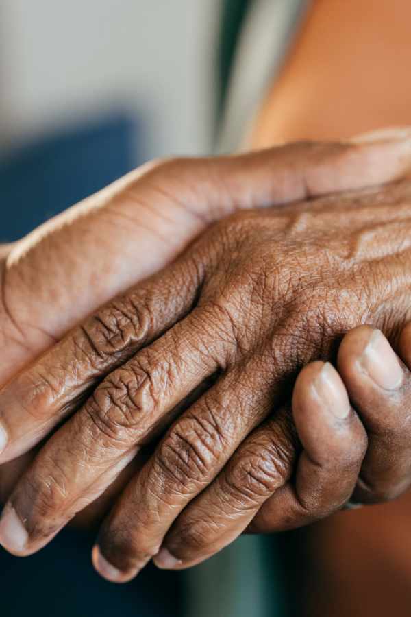 Photo of resident's hands for Merrill Gardens at Burien in Burien, Washington